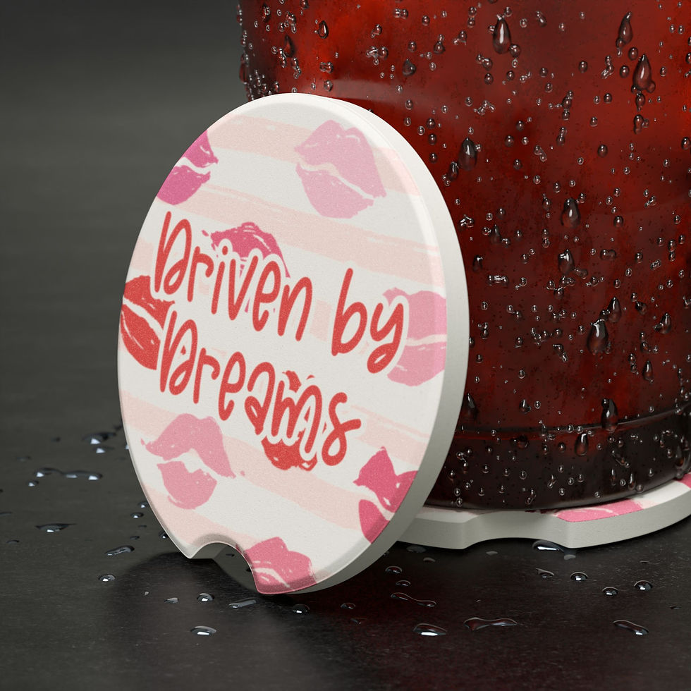 Thumbnail: Driven By Dreams Soapstone Car Coaster