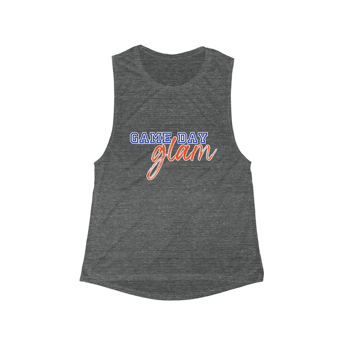 Boise State Game Day Glam Flowy Scoop Tank