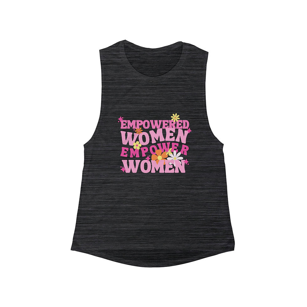 Thumbnail: Empowered Women Flowy Scoop Tank