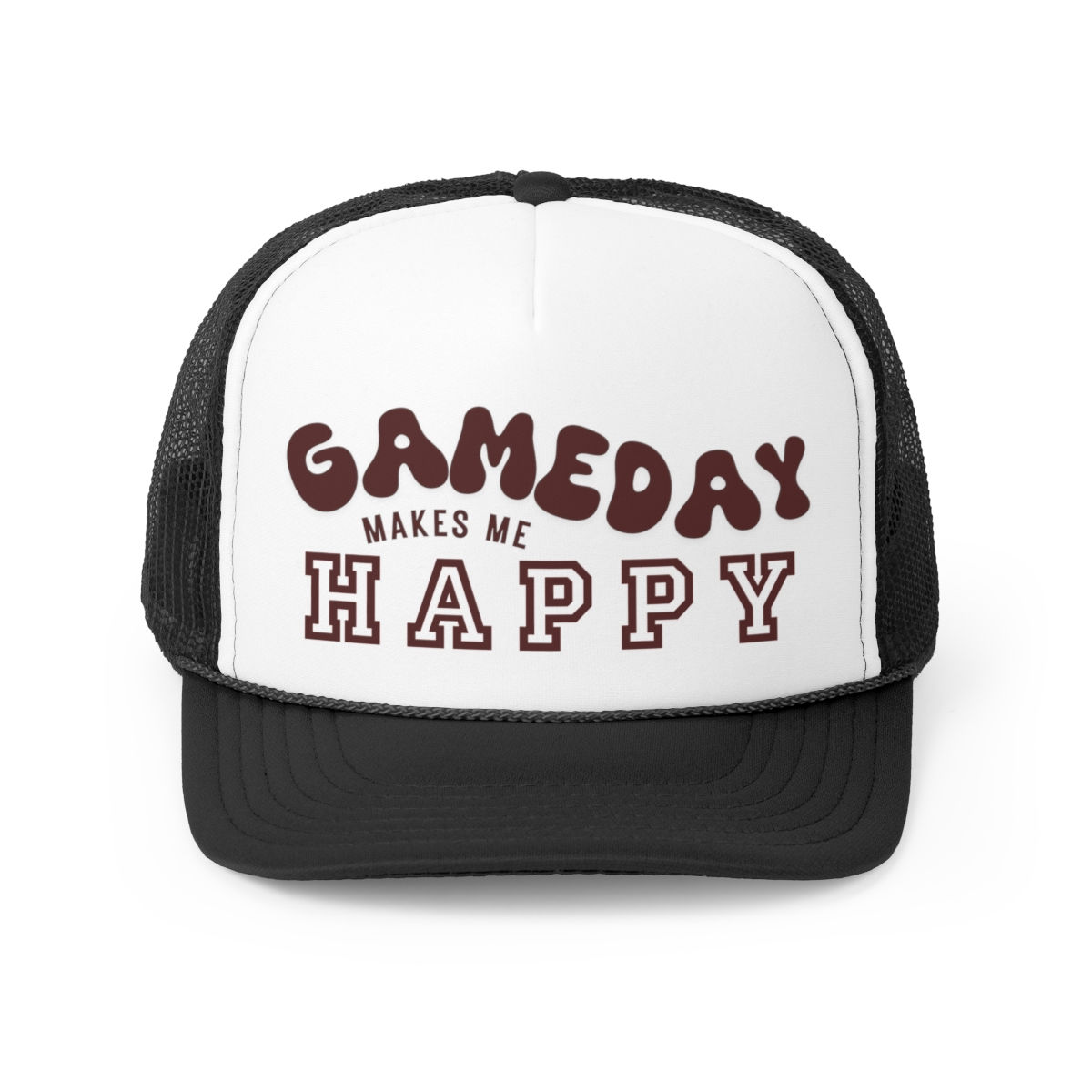 A&M Game Day Makes Me Happy Trucker Cap