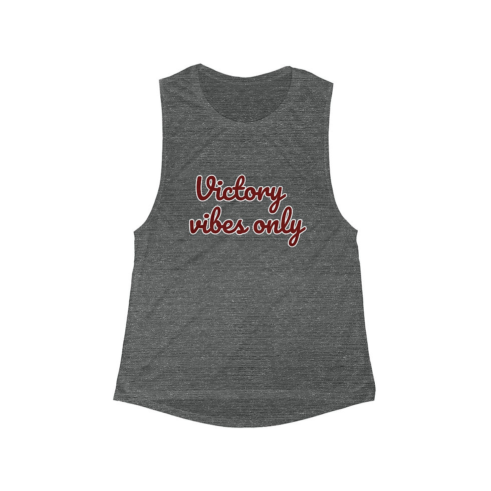 Thumbnail: Mississippi State Victory Vibes Only Flowy Scoop Tank