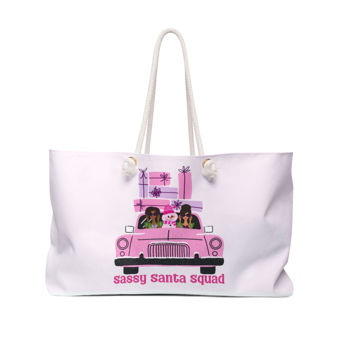 Sassy Santa Squad Weekender Tote