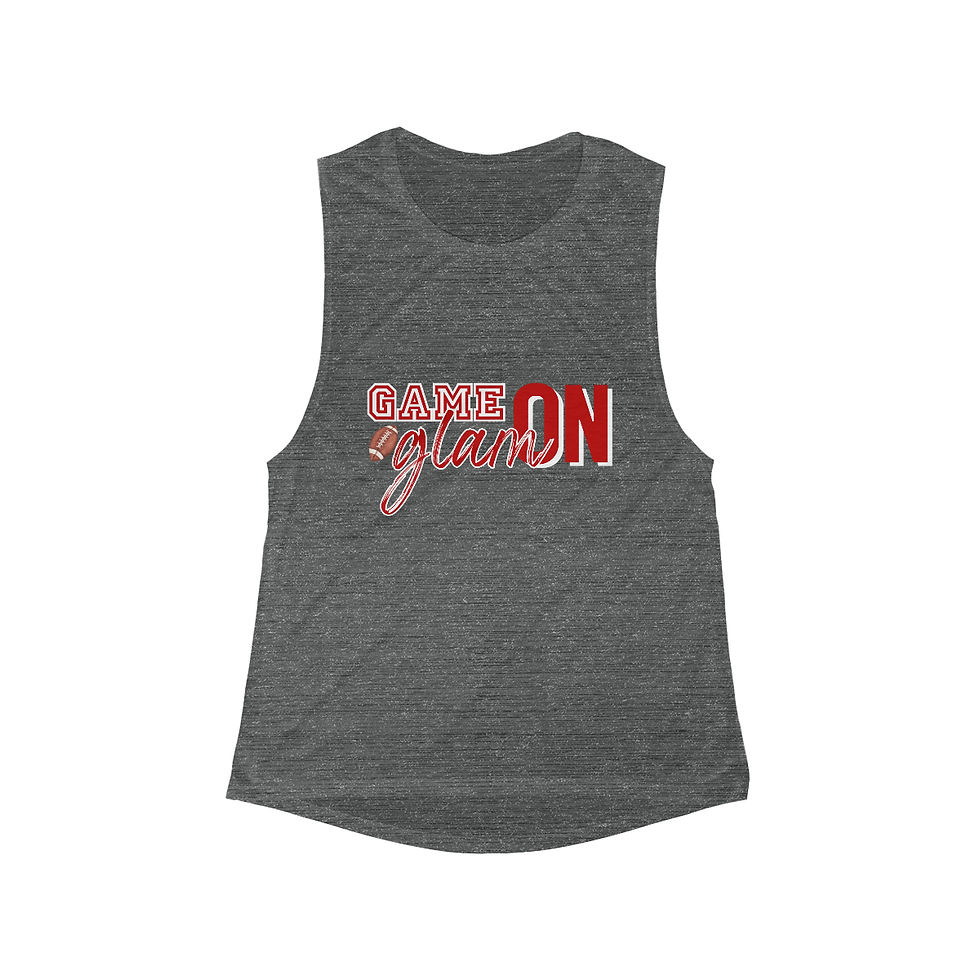 Thumbnail: Ohio State Game On Glam On Flowy Scoop Tank