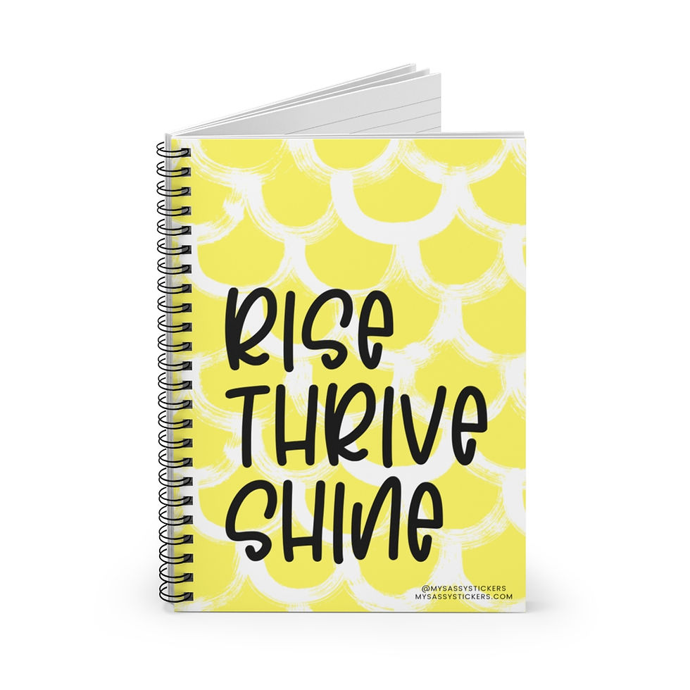Thumbnail: Rise Thrive Shine Sassy Notebook