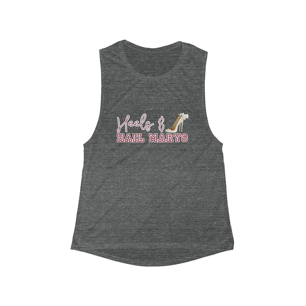 Thumbnail: Arkansas Heels & Hail Marys Flowy Scoop Tank