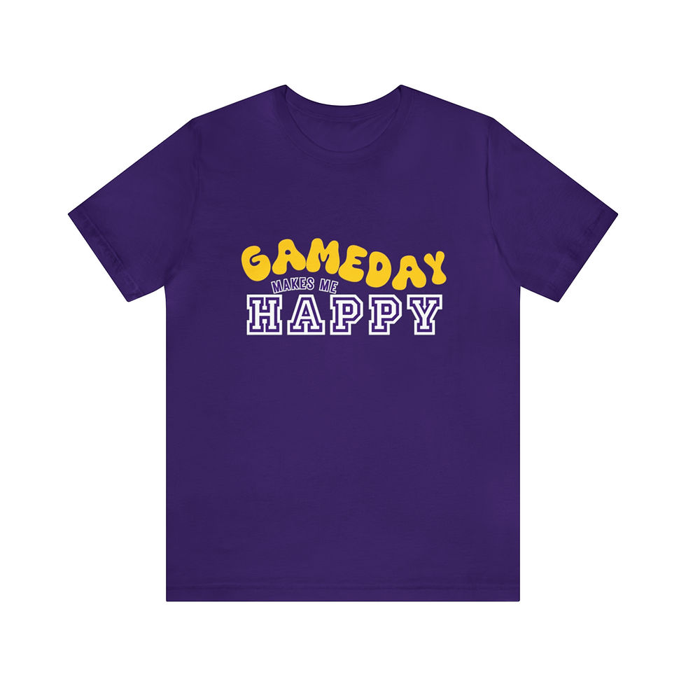 Thumbnail: LSU Game Day Makes Me Happy Tee