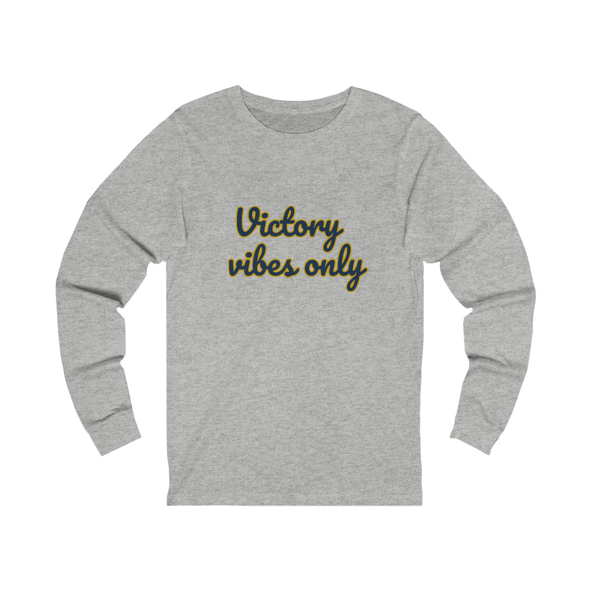 Notre Dame Victory Vibes Only Unisex Jersey Long Sleeve Tee