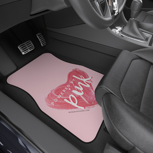Powered By Pink Car Mats Sassy Inc.