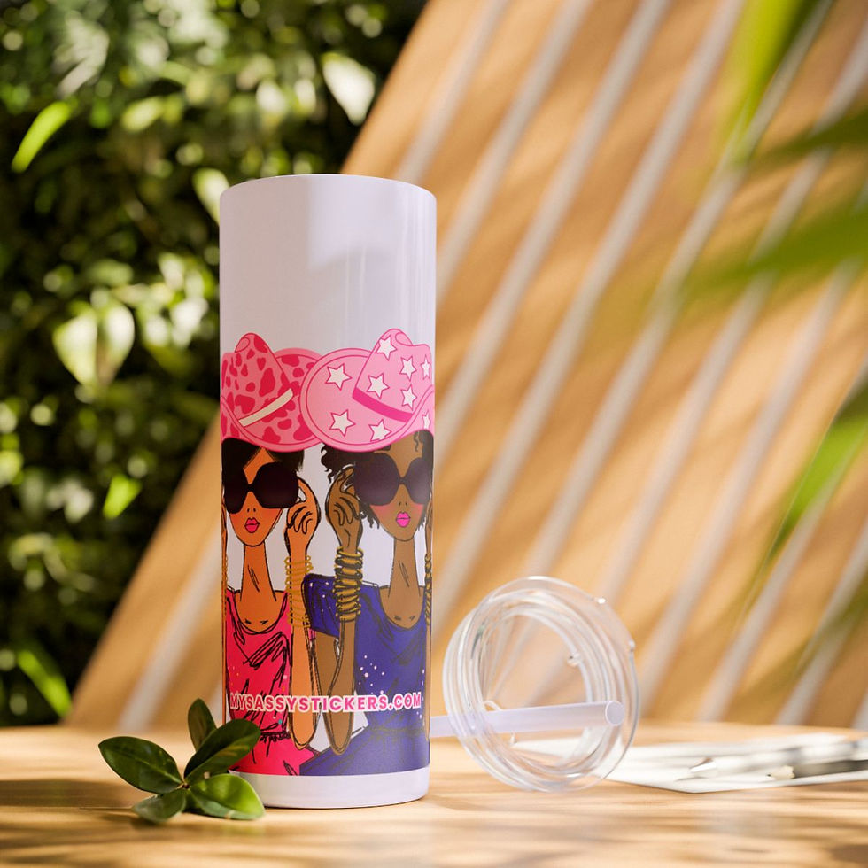 Thumbnail: Sassy & Spunky Skinny Tumbler, 20oz