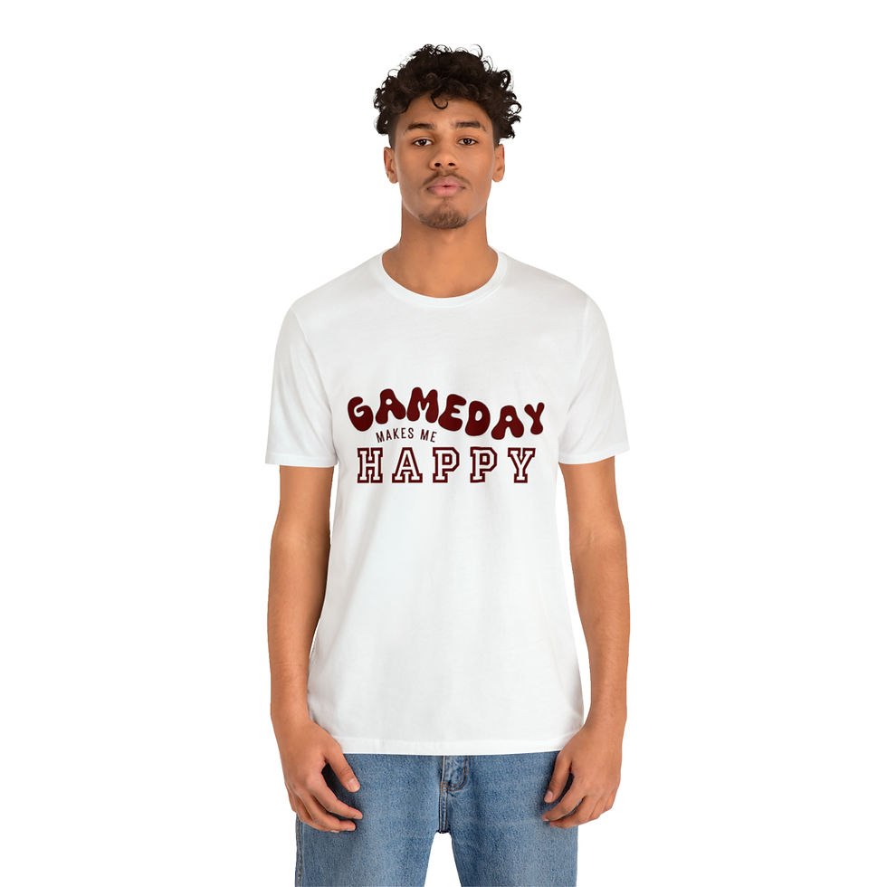 Thumbnail: Mississippi State Game Day Makes Me Happy Tee