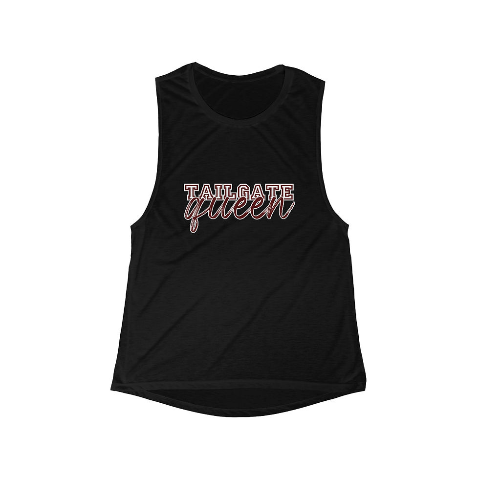 Thumbnail: A&M Tailgate Queen Flowy Scoop Tank