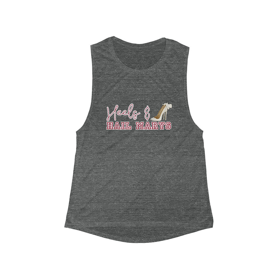 Thumbnail: AL Heels & Hail Marys Flowy Scoop Tank