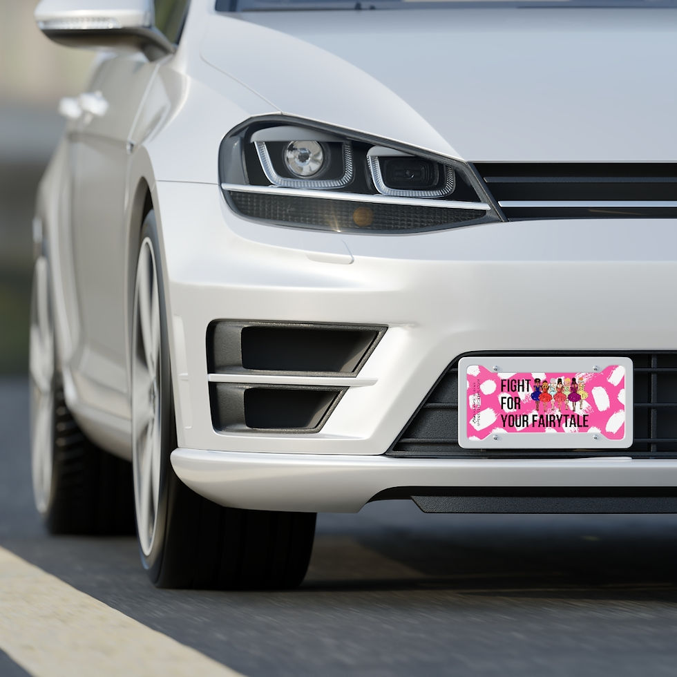 Thumbnail: Fight For Your Fairytale License Plate