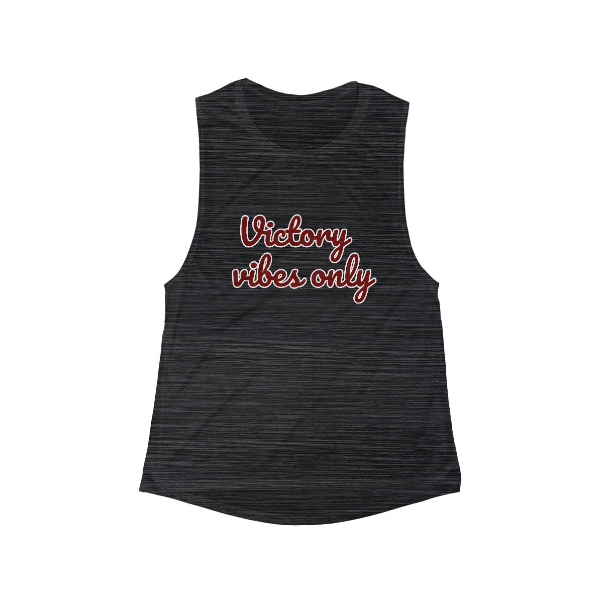 Mississippi State Victory Vibes Only Flowy Scoop Tank