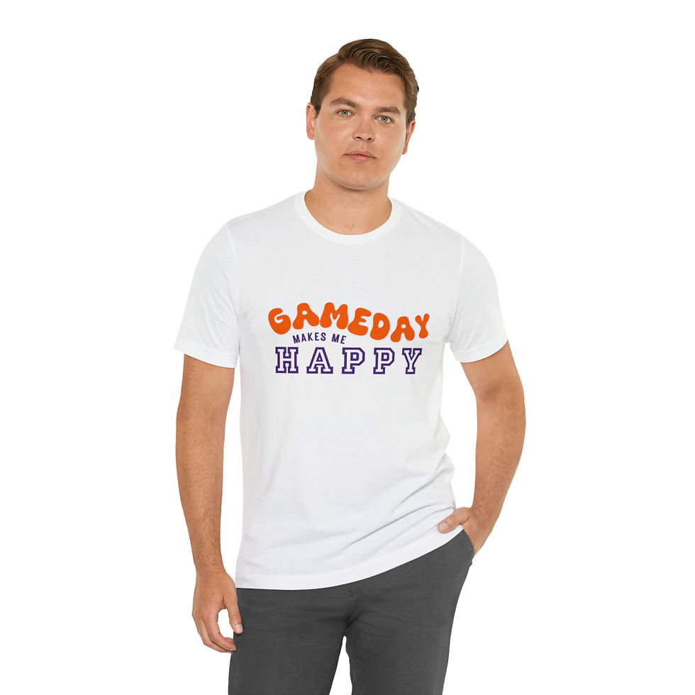 Thumbnail: Clemson Game Day Makes Me Happy Tee