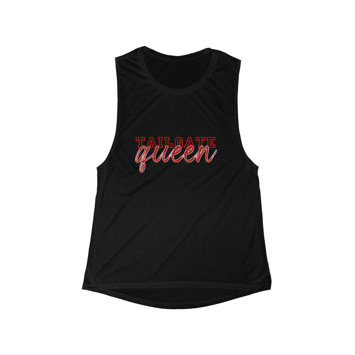 Ohio State Tailgate Queen Flowy Scoop Tank