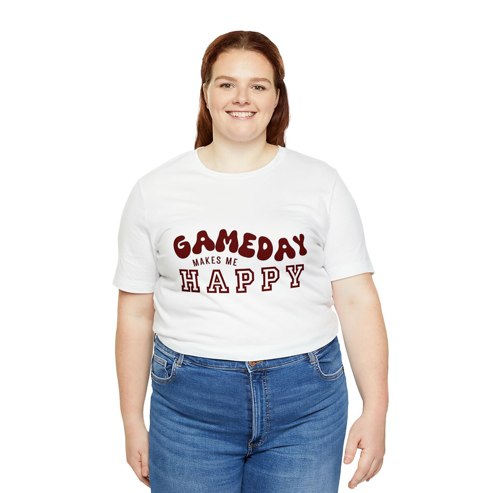 Thumbnail: Montana Game Day Makes Me Happy Tee