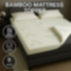 BAMBOO Memory Foam Mattress Topper