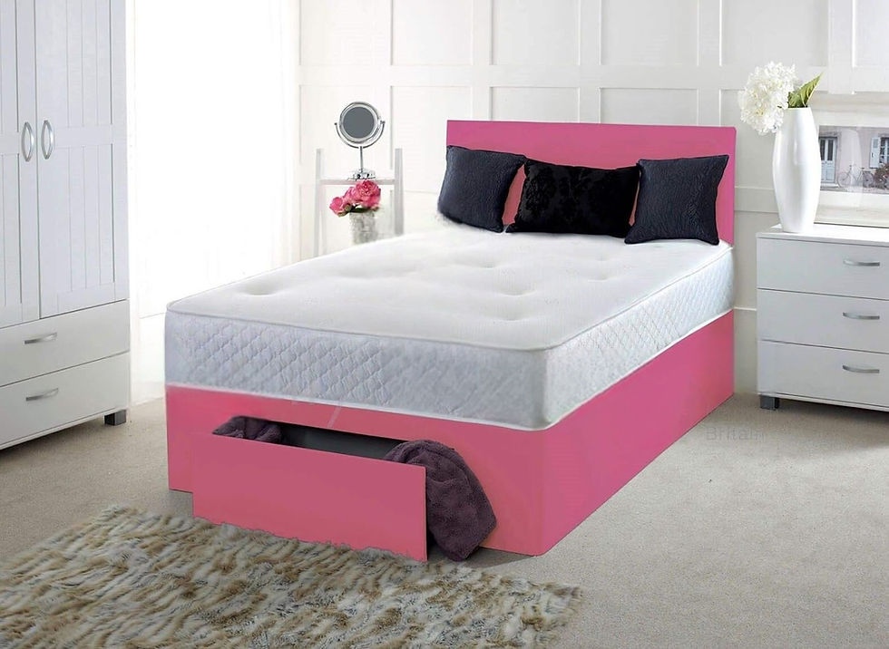 Thumbnail: Ivy Plush Divan & Mattress + Optional Storage