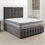 Thumbnail: Luxury Plush Velvet Divan Bed Set & Mattress