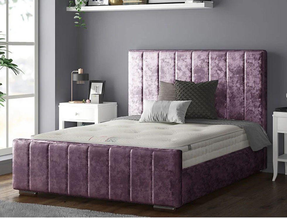 Thumbnail: Valencia Crush Velvet Bed Frame