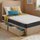 Thumbnail: Kids Plush Divan & Memory Foam Sprung Mattress+ Storage
