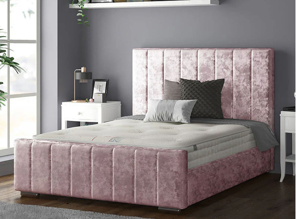 Thumbnail: Valencia Crush Velvet Bed Frame