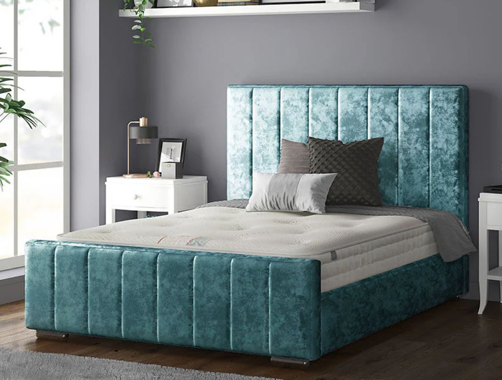 Thumbnail: Valencia Crush Velvet Bed Frame