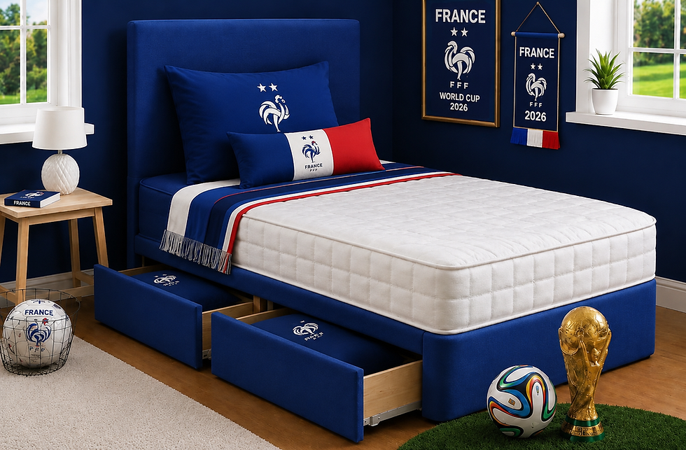 Thumbnail: WORLD CUP 2026 Divan & Memory Foam Sprung Mattress+ Storage