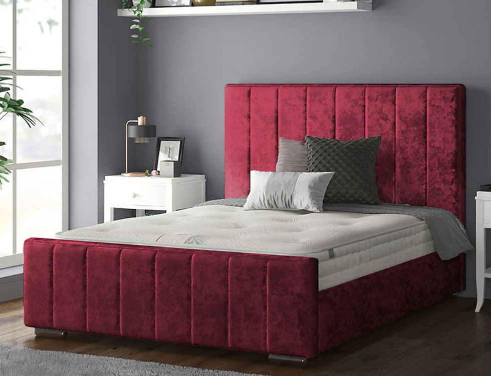 Thumbnail: Valencia Crush Velvet Bed Frame