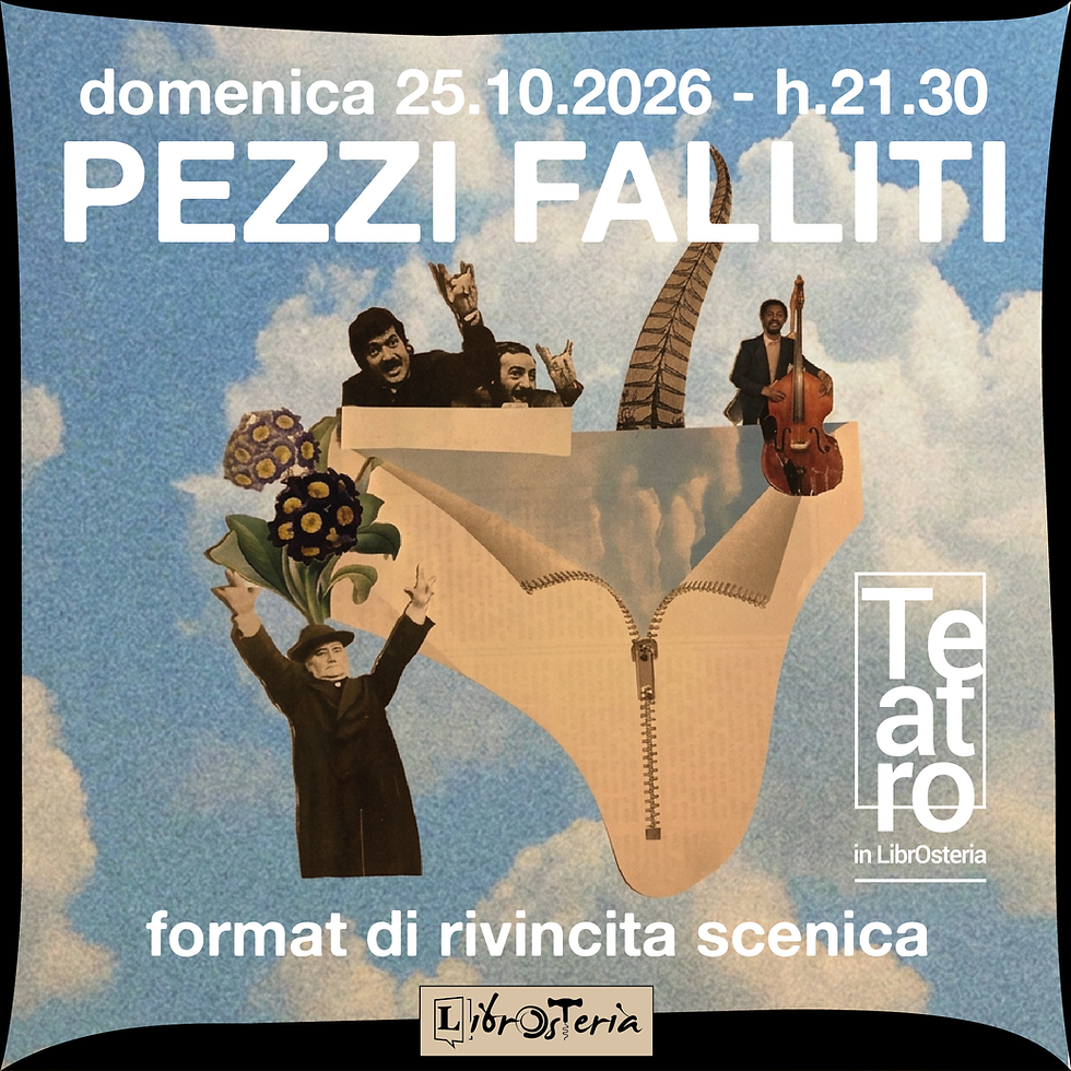 PEZZI FALLITI - format di rivincita scenica