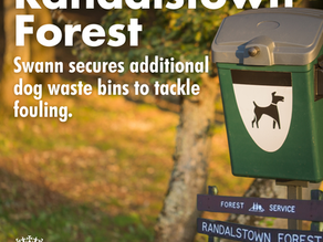 MP secures bins to tackle dog fouling in Randalstown Forest
