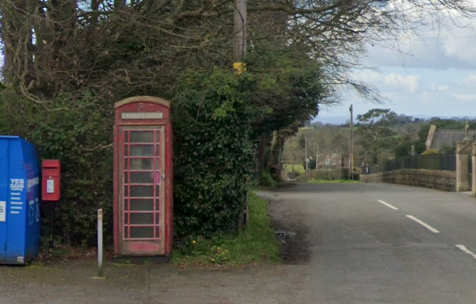 Glenavy Red Telephone Box Set for Community Use