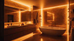Can I put led light strips in my bathroom?