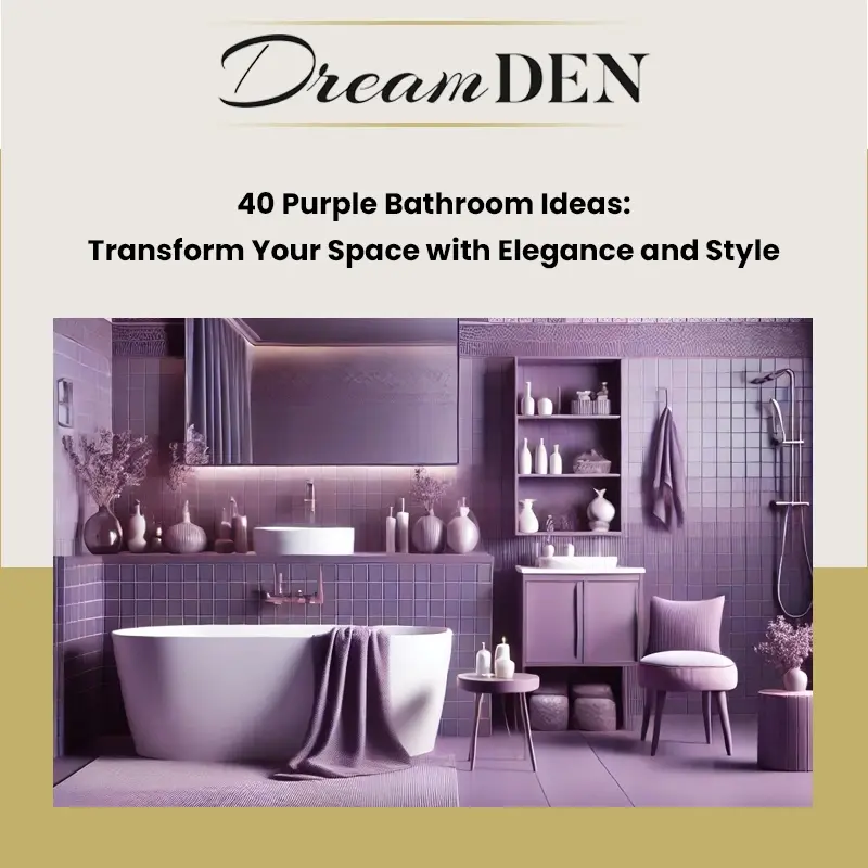 40 Purple Bathroom Ideas: Transform Your Space with Elegance and Style