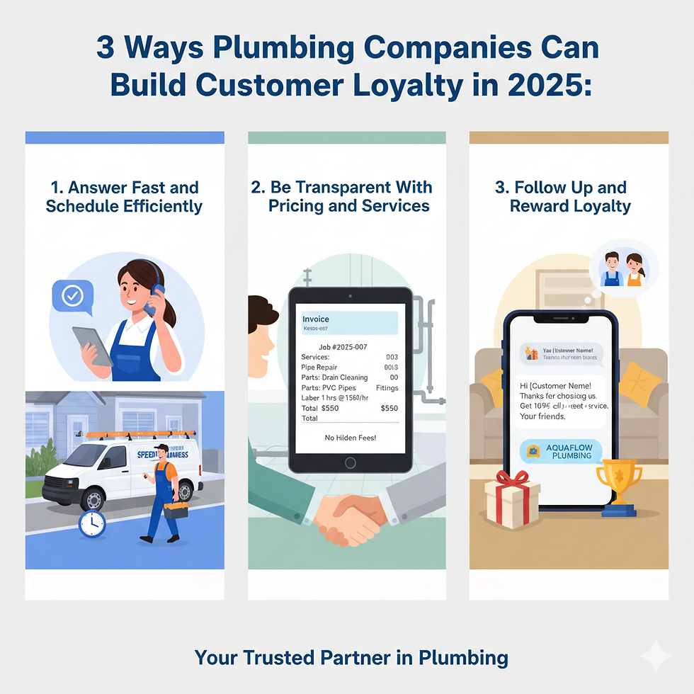 3 Ways Plumbing Companies Can Build Customer Loyalty in 2025