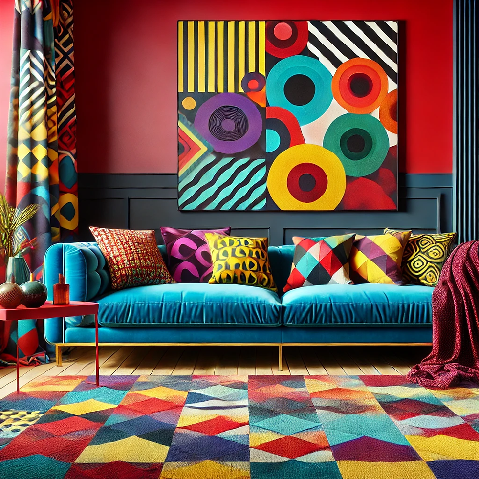 Combine Strong Colors and Prints