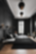 Black Accent Walls Luxury Black Bedroom