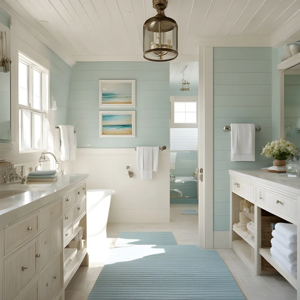 Driftwood Accents Coastal Bathroom Decor