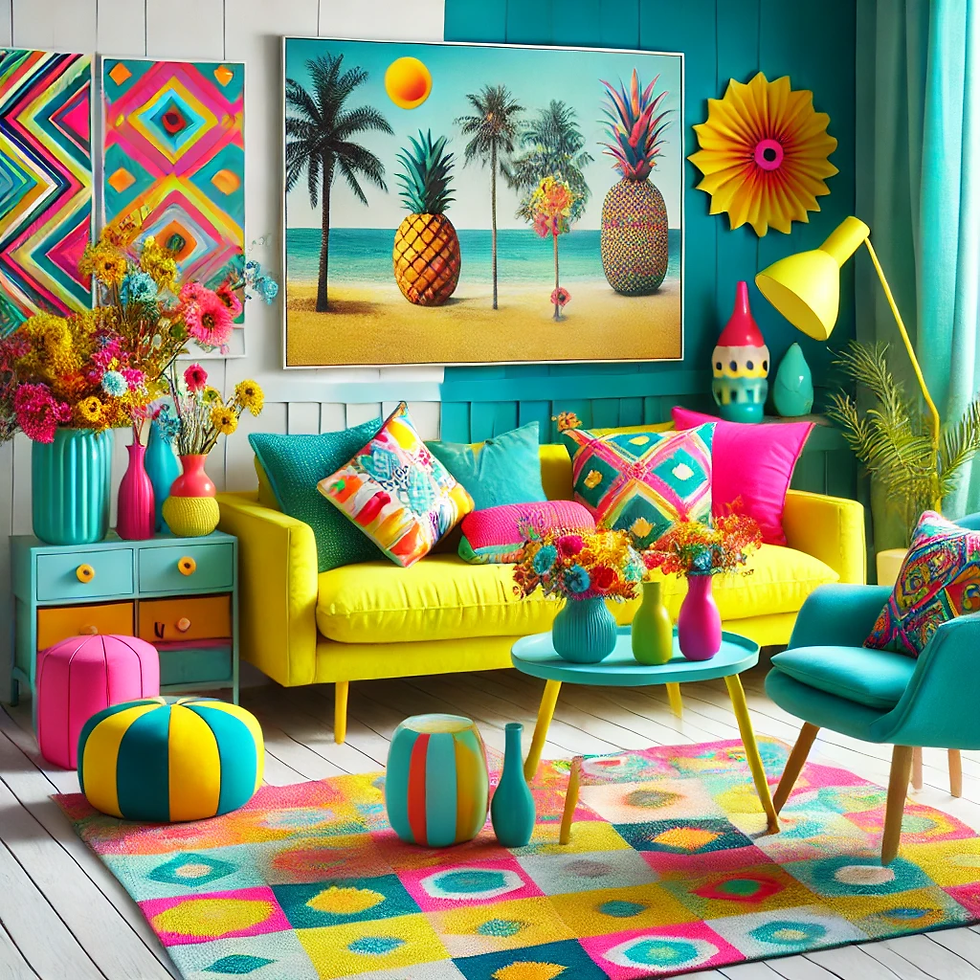  Bright and Bold Colors - Summer Decor Idea