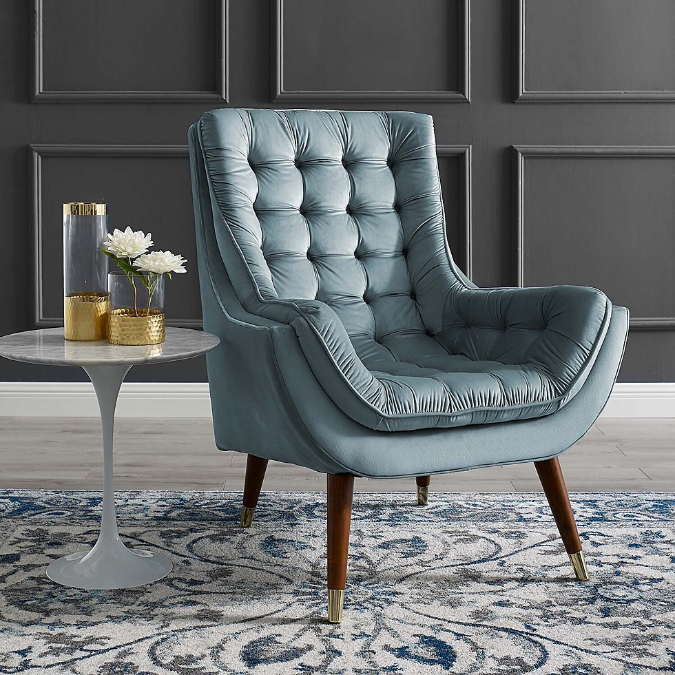Velvet Accent Chairs