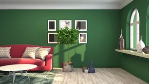 Transform Your Space with Dark Green Wall Paint