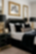 Black and Gold Accents Luxury Black Bedroom