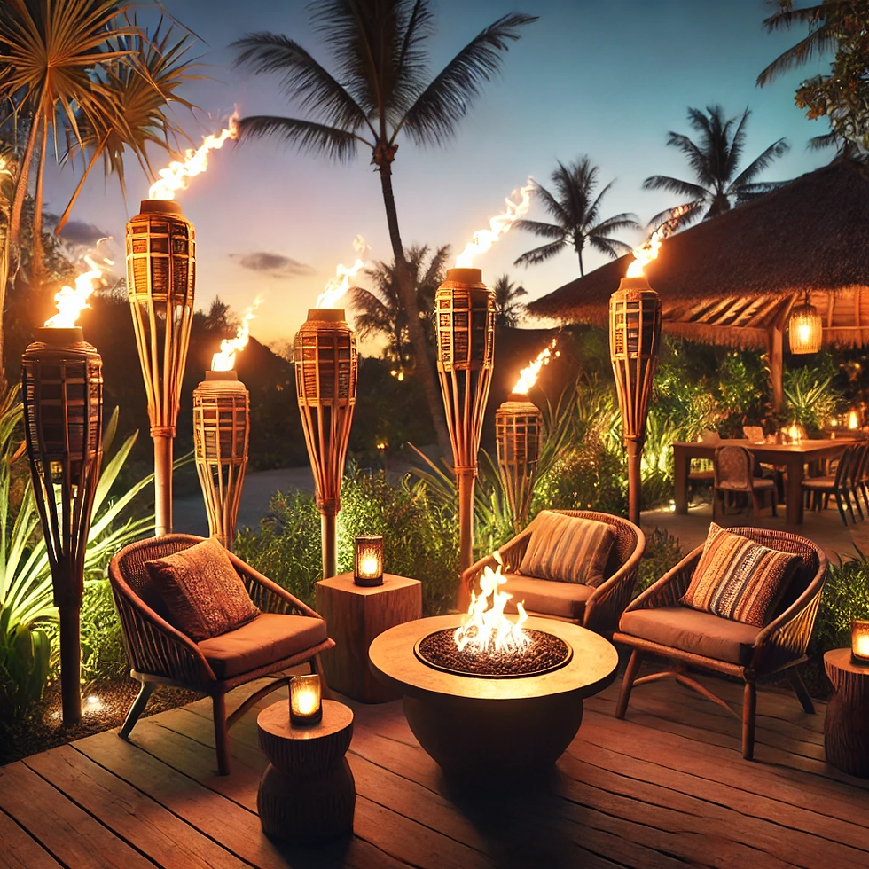 Outdoor Tiki Torches