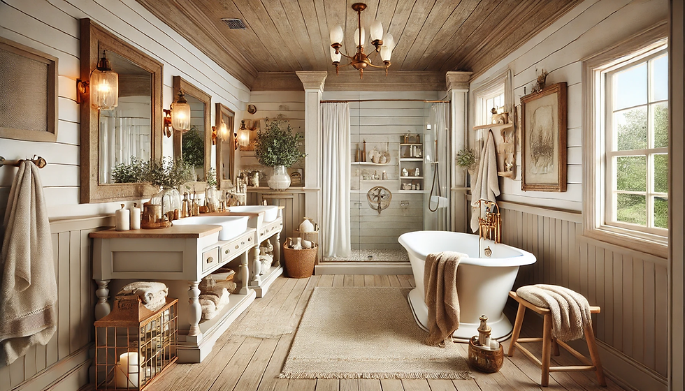 Luxury Farmhouse Bathroom Decor