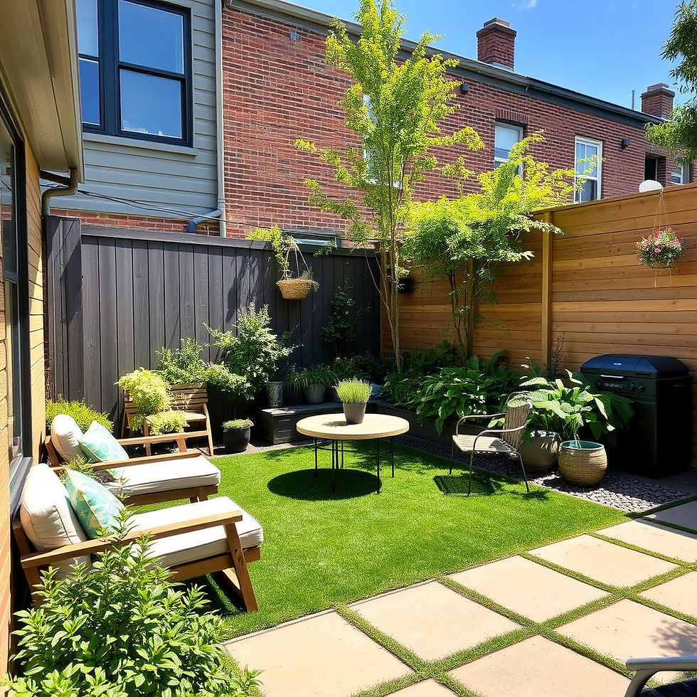 City Yard for Gathering and Growing