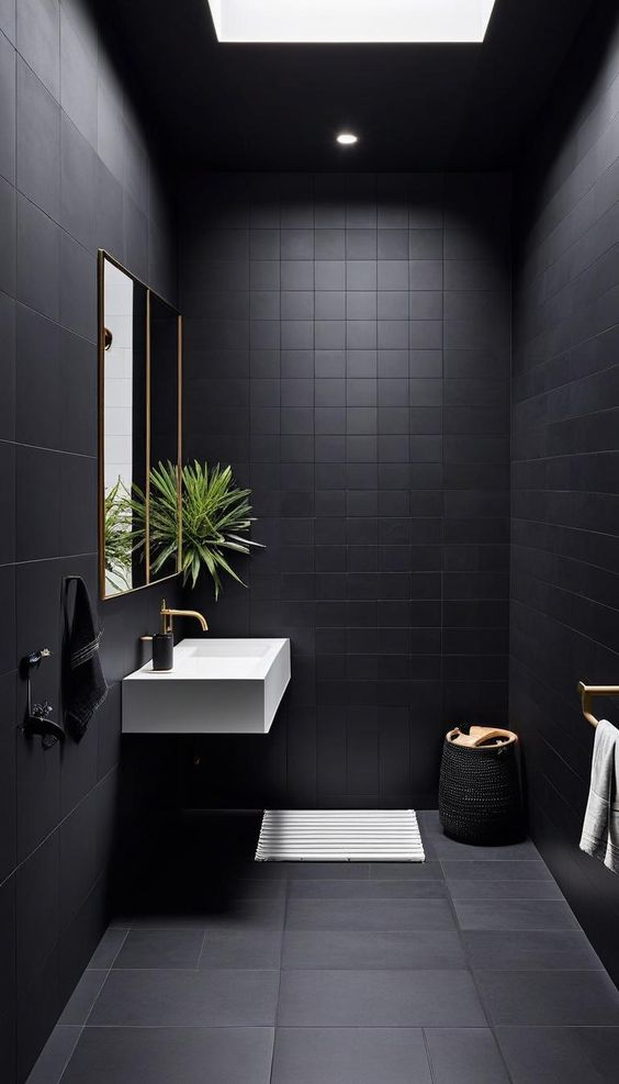 Black Bathroom Decor