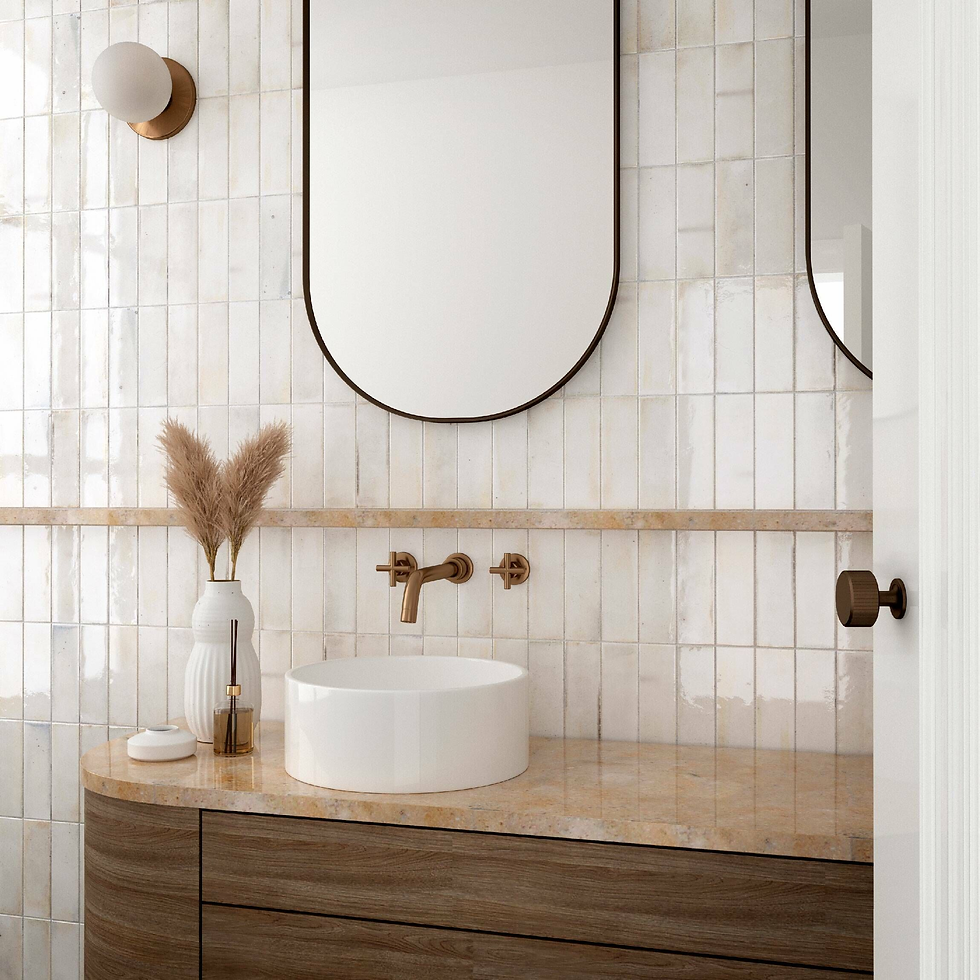 modern Beige Bathroom Ideas