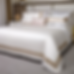 White Bedding with Gold Accents