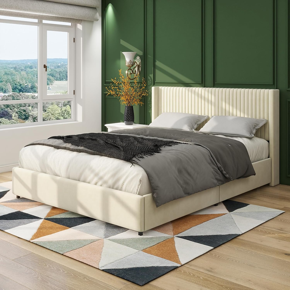 A luxurious bedroom with plush bedding, elegant furniture, and soft lighting, creating a serene and sophisticated atmosphere.